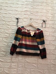 Striped Long Sleeve Top🎗️🌷