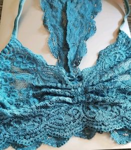 Net Bralette - Buy Dark Teal & Grey Is Free