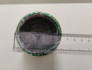 Bangle Green Colour With Golden Design