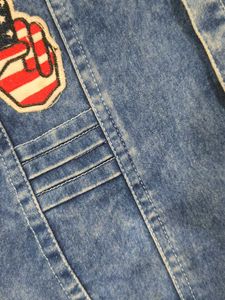 Denim Vest with Patches