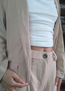 beige suit set
