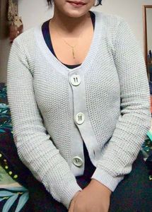 Light Grey Knit Cardigan