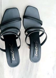 Fashionable Women High Heel Black Party Wear