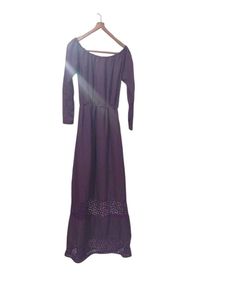 Elegant Purple Maxi Dress