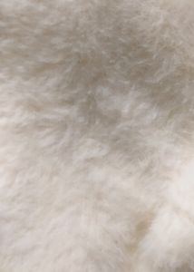 Beautiful White Turtle Neck Fur Sweater