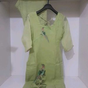 Pista Green Palazo Suit