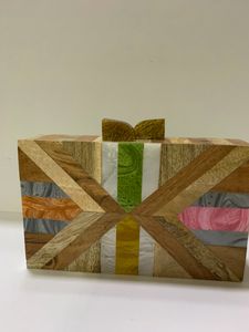 Mdf Wooden Clutch