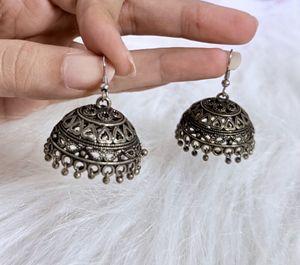 Set of 3 - Oxidised Earrings