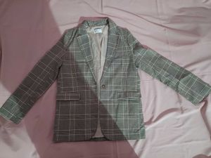 h&amp;m stylish plaid blazer