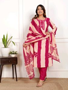 Kurti With Duppata And Pant