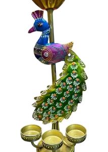 Peacock Candle Holder