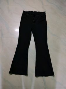 Trendy  Flare Black Jeans For Girls/Womens