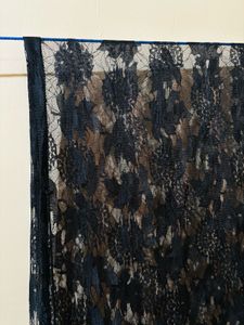 ₹100 Net floral black dupatta