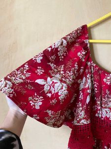 Floral A Line Dress