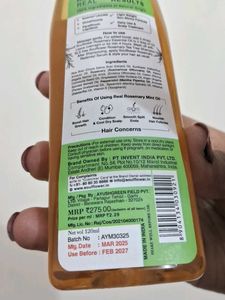 Soulflower Rosemary Mint Hair Oil