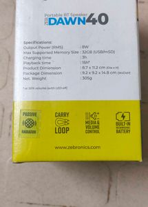 Zebronics Dawn 40 Speaker