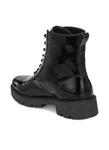 Black Patent Leather Boots