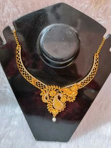 Beautiful BLook Like Real Gold Necklace Earring