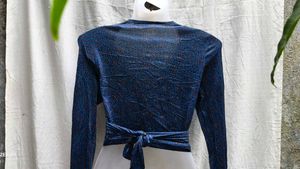 SHEIN SEXY WRAP TOP