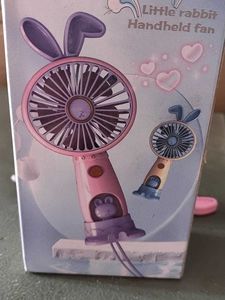 Cute Pink Portable Fan