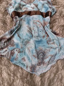 Ethereal Paisley Pinteresty Fairycore Top