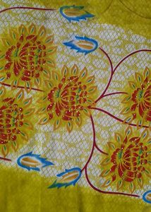 New Vibrant Georgette Saree🍋‍🟩