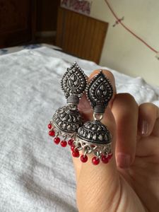 Assorted Jhumka Earrings - 6 Pair