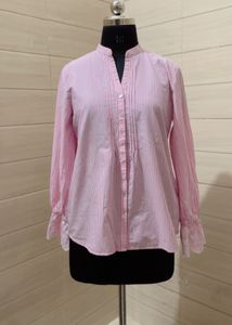Pintresty 🌸Pink Striped Long Sleeve Shirt