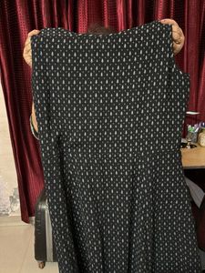 Elegant Black Printed Kurta