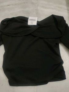 Black Off Shoulder Top