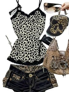Leopard Y2k Lace Cami🪽