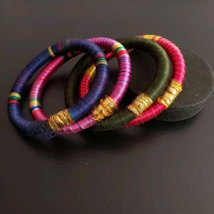 Colorful Thread Bangles