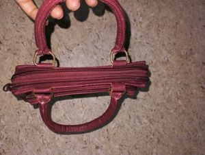 Maroon Handbag