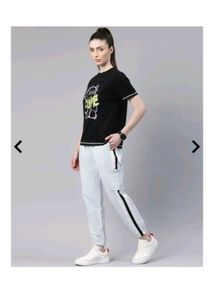 LAABHA Graphic Tee &amp; Track Pants