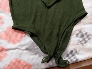 OLIVE GREEN BODYSUIT
