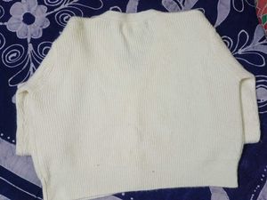 Cream Button-Down Cardigan