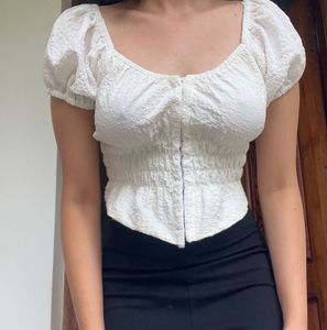 Imported Puff Sleeve Top