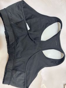 Adidas Black Sports Bra - Size XL