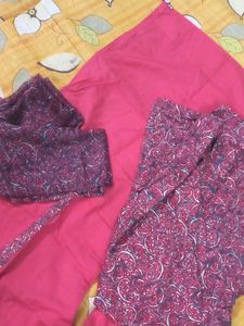 Pink Pure Cotton Kurtaset