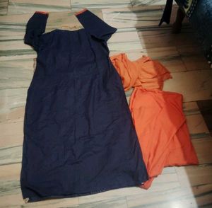 Designer Kurta Set Reshmi Work Size Issue