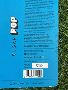 Sugar Pop Matte Eyeliner - Black