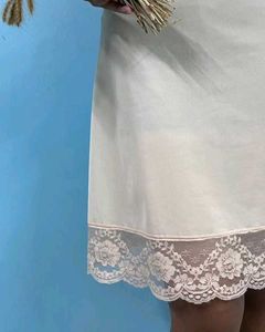 Slip Nightgown With Lace Details