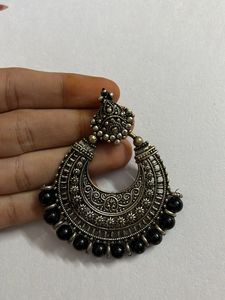 Vintage Oxidized Silver Earrings🦋