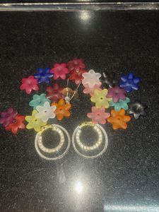 Floral Earrings &amp; Charms