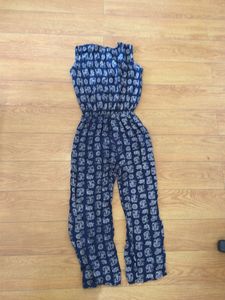 Printed Casual Jumpsuit