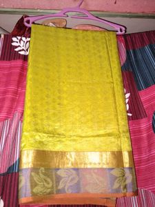 Elegant Mehandi Green Saree