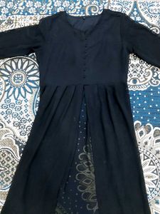 Elegant  Black Colour Maxi Dress