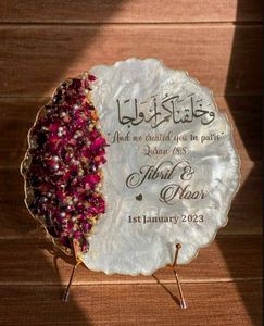 Resin Handmade Wedding Plaque