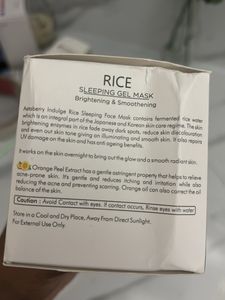 New Astaberry Rice Sleeping Mask And Eye Cream