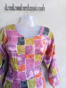 Multicoloured Cotton Suit